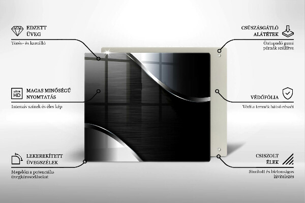 Chopping board Metal abstraction