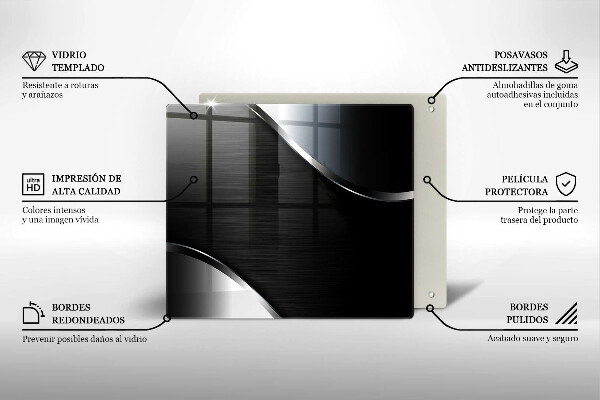 Chopping board Metal abstraction