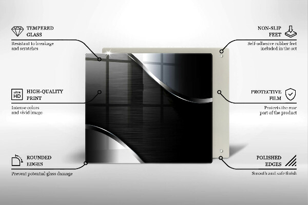 Chopping board Metal abstraction