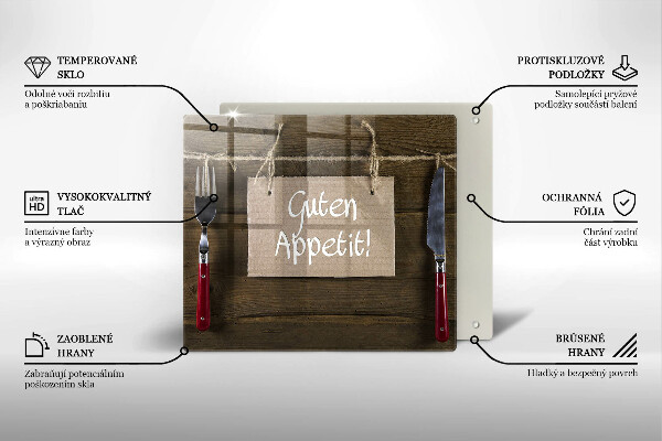 Chopping board GUTEN APETIT inscription boards