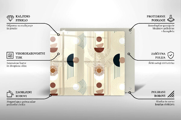 Chopping board Boho shapes geometry