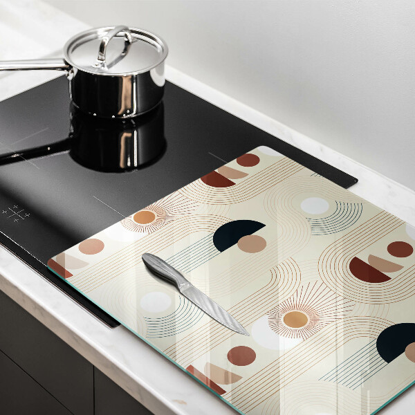 Chopping board Boho shapes geometry