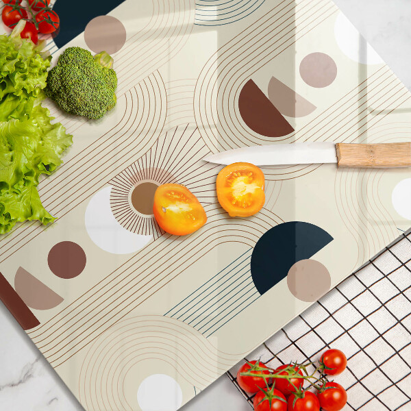 Chopping board Boho shapes geometry