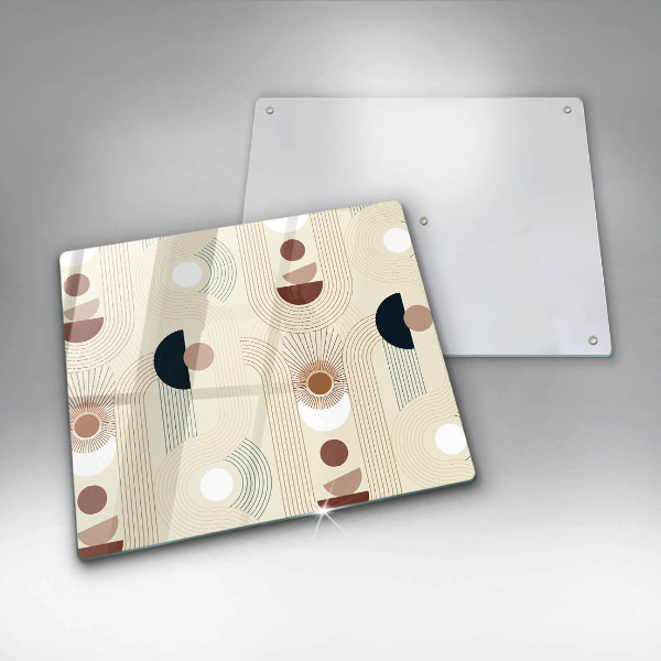 Chopping board Boho shapes geometry