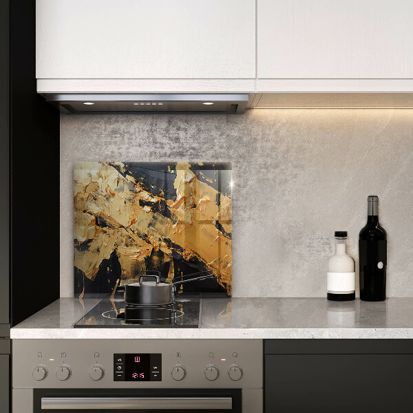 Glass worktop protector Elegant paint texture