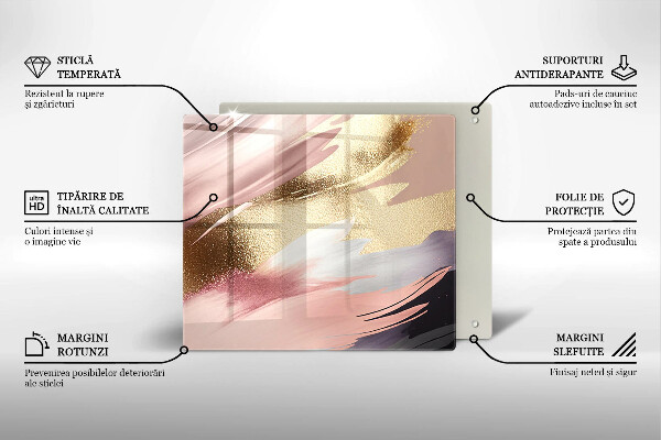 Glass worktop protector Pastel spots