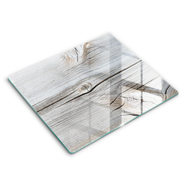 Glass worktop protector Bright wood structure