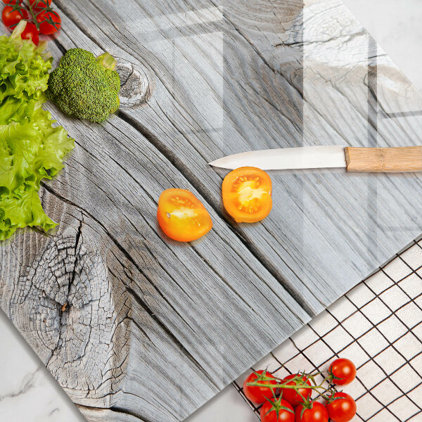 Glass worktop protector Bright wood structure
