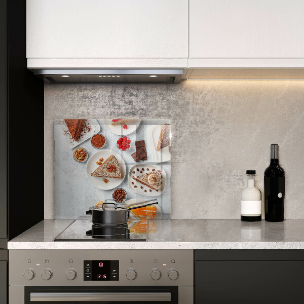 Glass worktop protector Cake sweets
