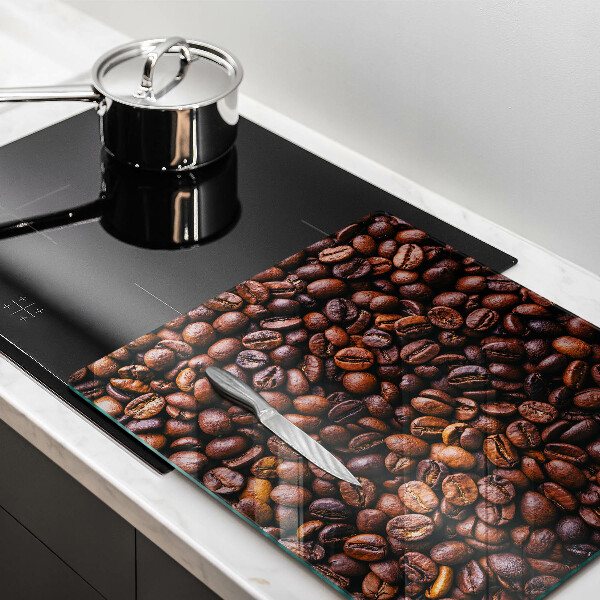 Glass worktop protector Coffee beans
