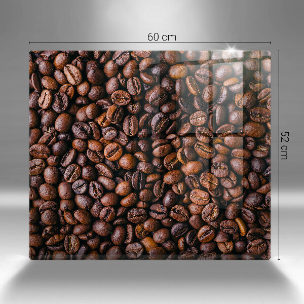 Glass worktop protector Coffee beans