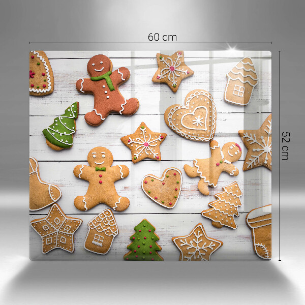 Glass worktop protector Christmas gingerbread
