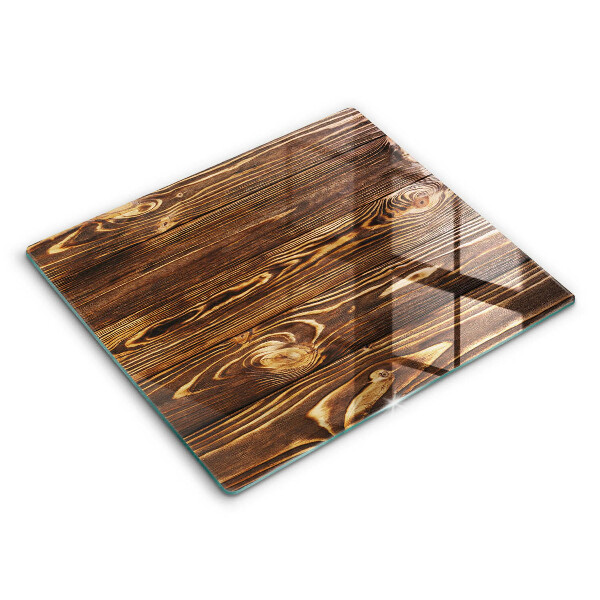 Glass worktop protector Wood texture