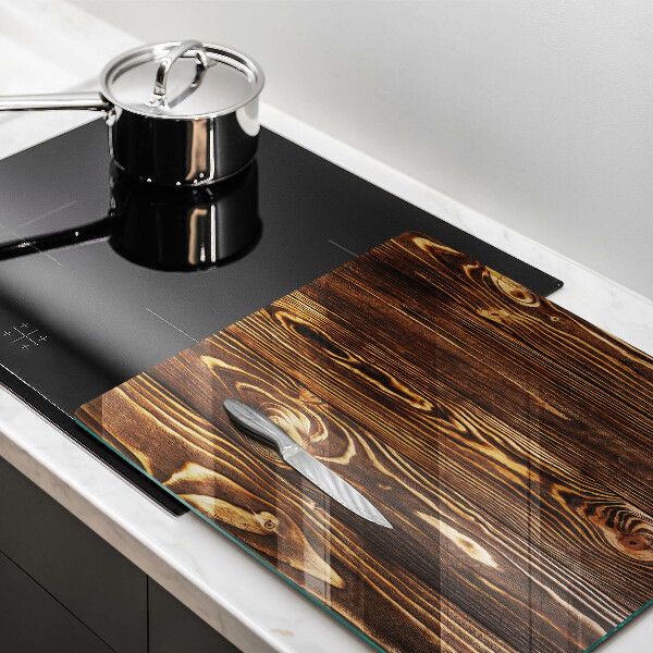 Glass worktop protector Wood texture