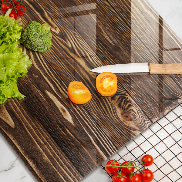 Glass worktop protector Wood texture