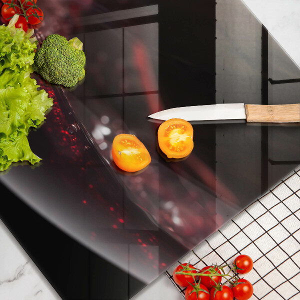 Glass worktop protector Red wine glass