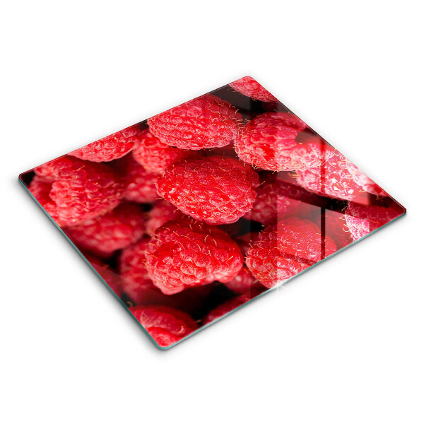 Glass worktop protector Raspberry fruit