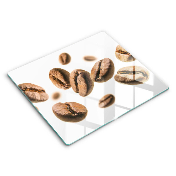 Glass worktop protector Coffee beans