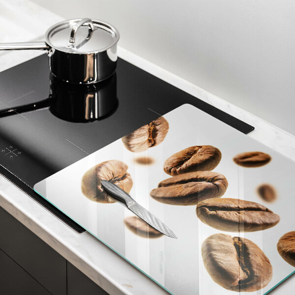Glass worktop protector Coffee beans
