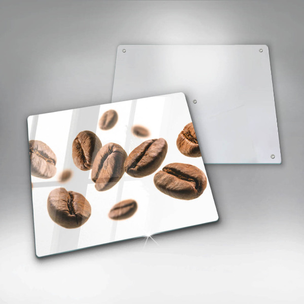 Glass worktop protector Coffee beans