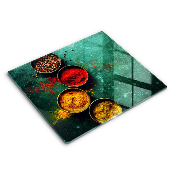 Glass worktop protector Oriental spices