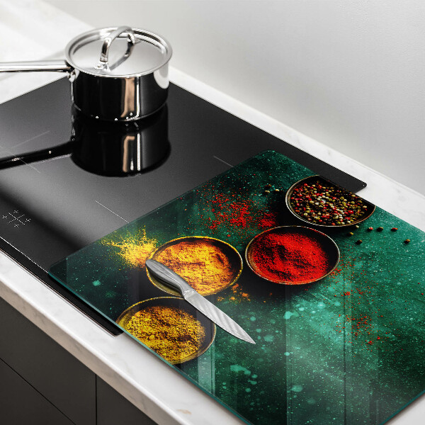 Glass worktop protector Oriental spices