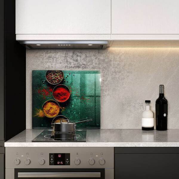 Glass worktop protector Oriental spices