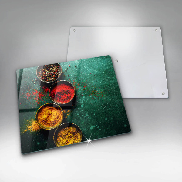 Glass worktop protector Oriental spices