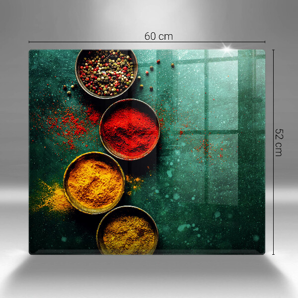 Glass worktop protector Oriental spices