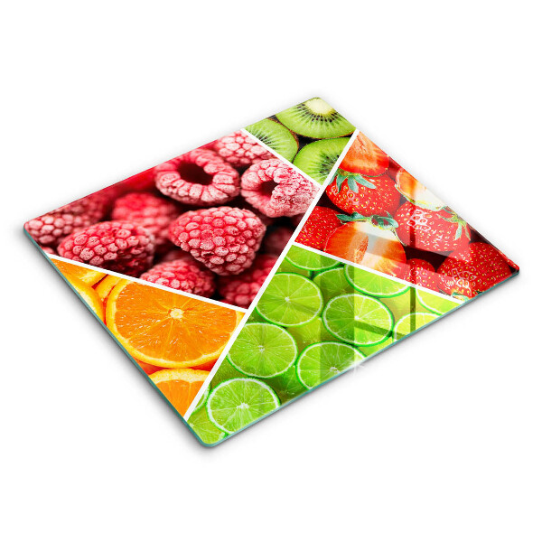 Glass worktop protector Colorful fruit