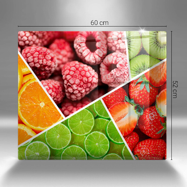 Glass worktop protector Colorful fruit