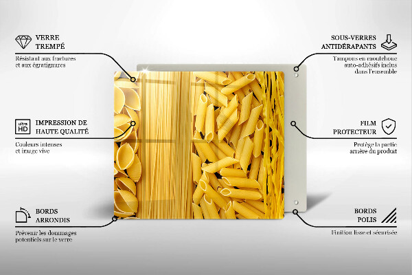 Glass worktop protector Pasta