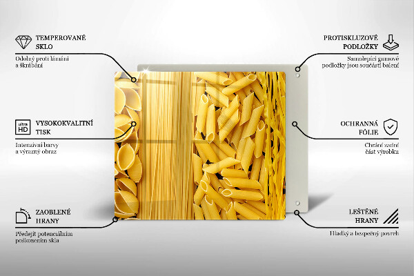 Glass worktop protector Pasta