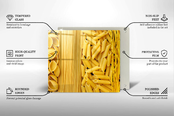 Glass worktop protector Pasta