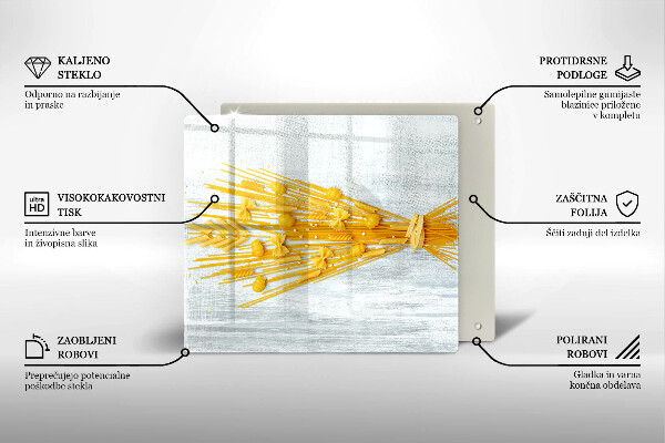 Glass worktop protector Pasta