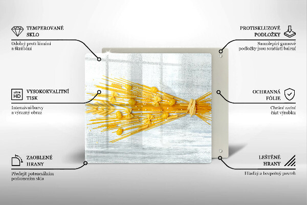 Glass worktop protector Pasta