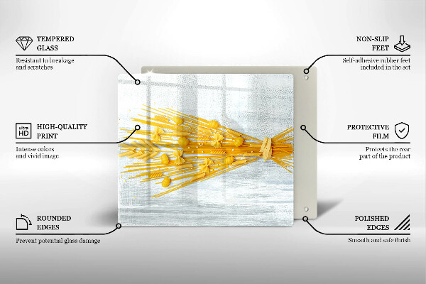 Glass worktop protector Pasta