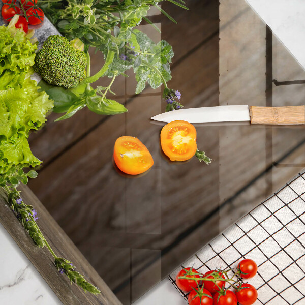 Glass worktop protector Green herbs