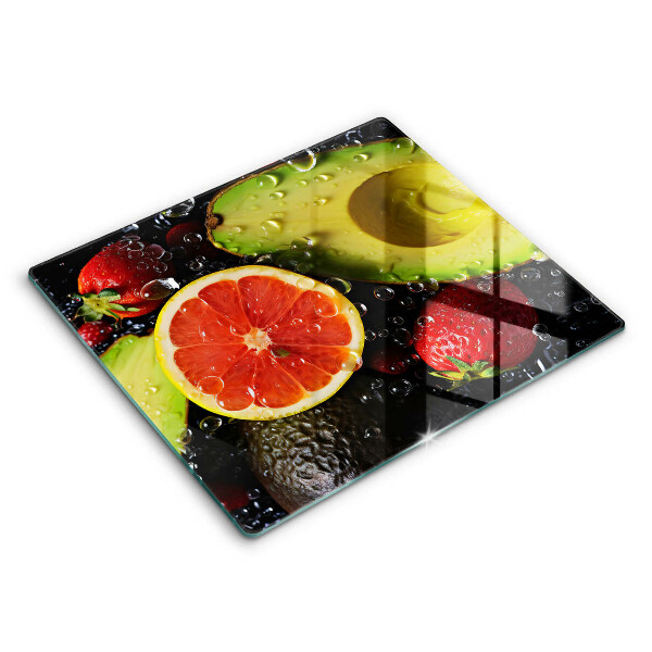 Glass worktop protector Fruits and vegetables