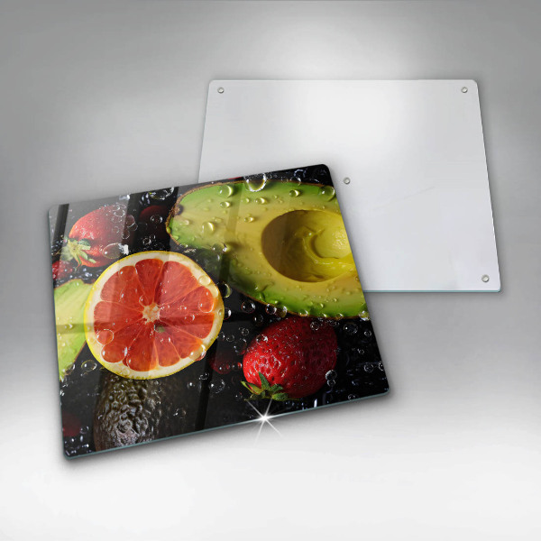 Glass worktop protector Fruits and vegetables