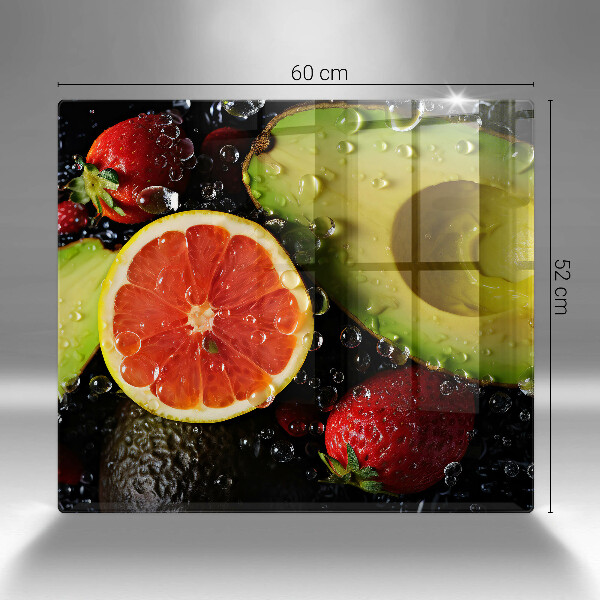 Glass worktop protector Fruits and vegetables