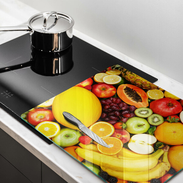 Glass worktop protector Fruit collection