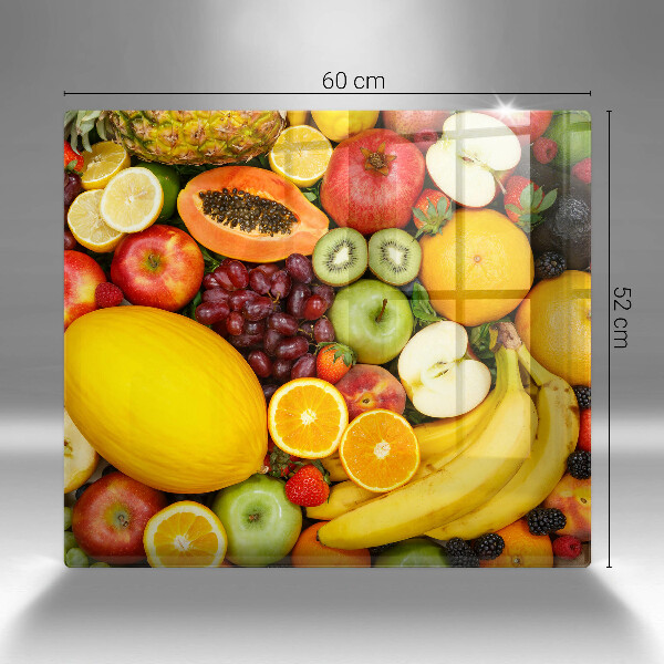 Glass worktop protector Fruit collection