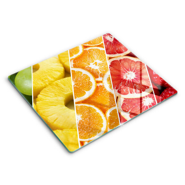 Large worktop saver Colorful fruits