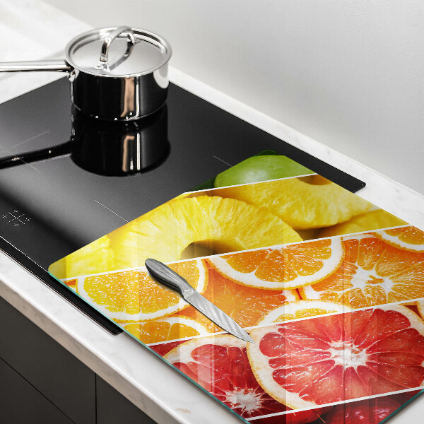 Large worktop saver Colorful fruits