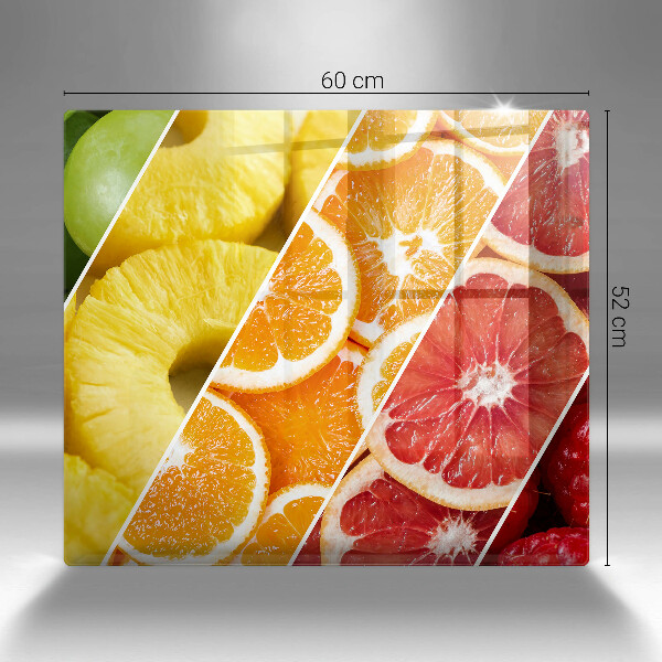 Large worktop saver Colorful fruits