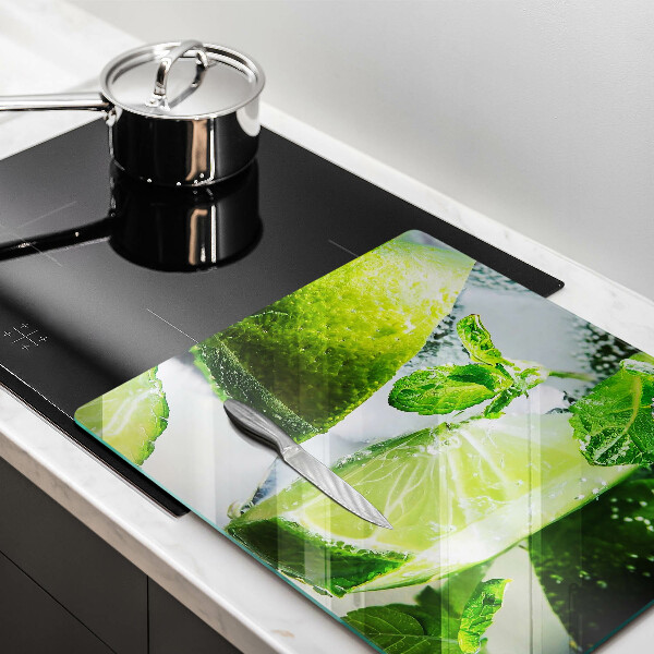 Large worktop saver Water with lime and ice