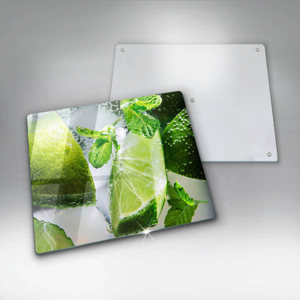 Large worktop saver Water with lime and ice