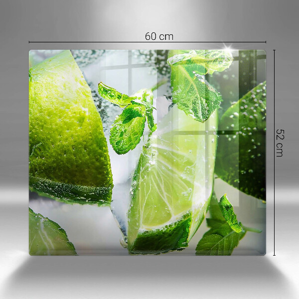Large worktop saver Water with lime and ice