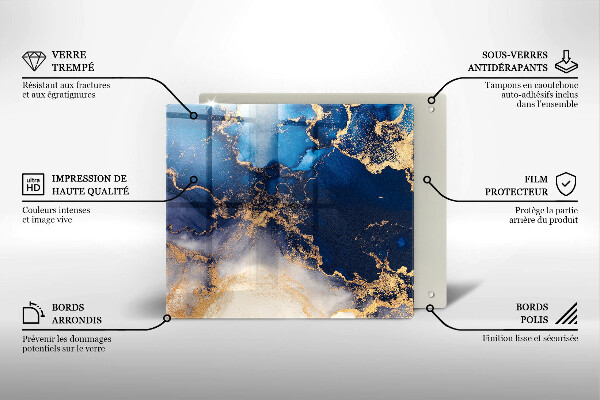 Large worktop saver Marble abstraction